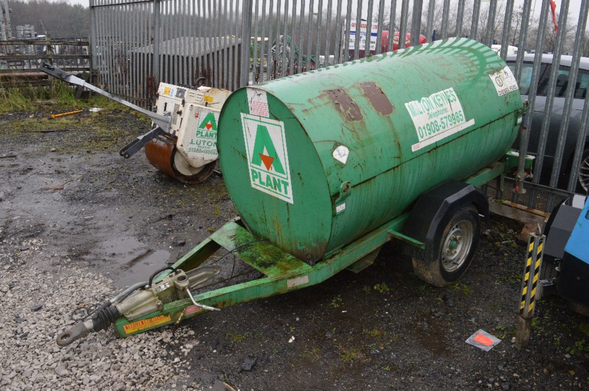 Trailer Engineering 250 gallon fast tow fuel bowser
c/w manual pump, delivery hose & nozzle