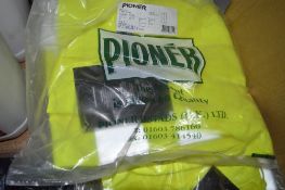 2 pairs of Pioner Hi-Viz yellow work trousers size 30 New & unused