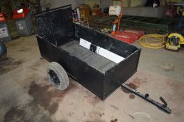 5 ft single axle trailer & light board
*No VAT on hammer price but VAT will be charged on the