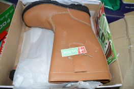 6 pairs of Click tan rigger boots size 4 New & unused