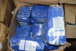 96 pairs of Towa 12 inch blue PVC work gloves size 10 New & unused