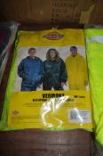 Dickies Hi-Viz yellow waterproof jacket & trousers set size L New & unused