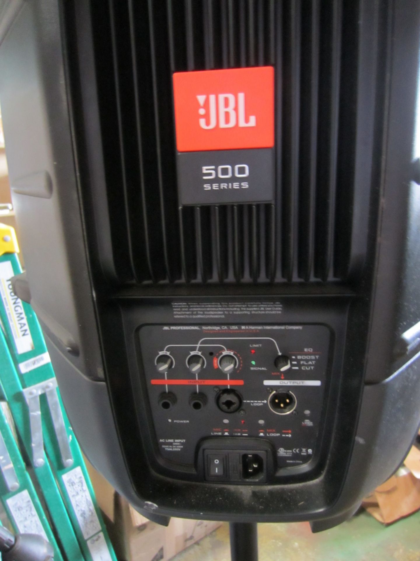 Pair of JBL 500 Series EON Pro Speakers on Tripod stands - Image 5 of 5