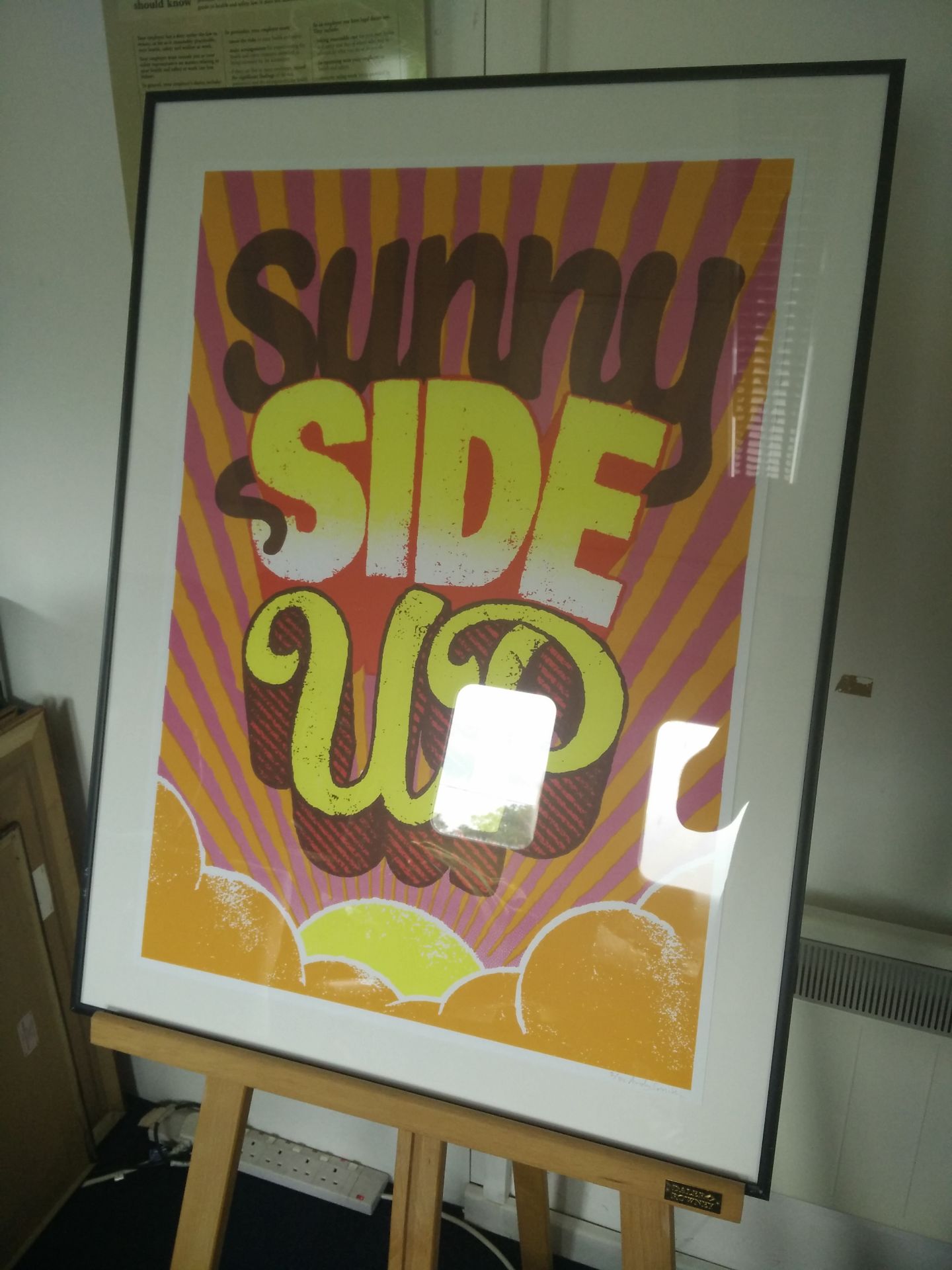 " Sunny Side Up " Silkscreen Framed Print By Andy Smith