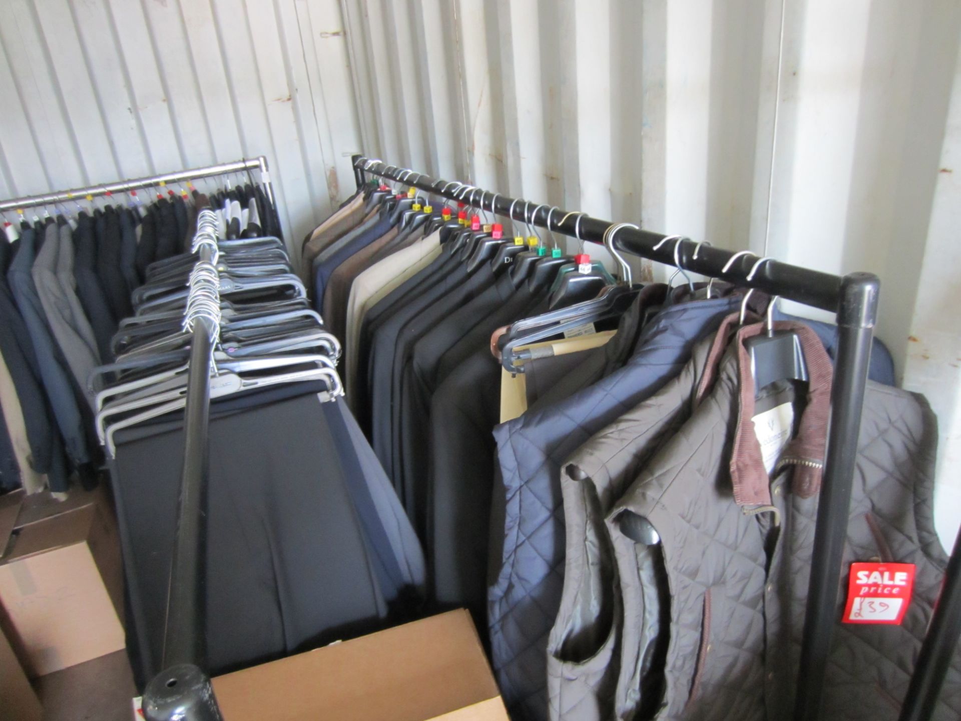 Large Quantity of Stock from a Gents Outfitters, comprising Formal Shirts, Trousers, Ties, Belts - Image 2 of 9