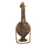 Small Renaissance-style bottleHeight: 32 cm. Venice, 19th century.  Flakonflasche im Renaissancestil