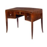 Art deco deskHeight: 75 cm. Width: 100 cm. Depth: 59 cm. France, ca. 1910. Oak structure with