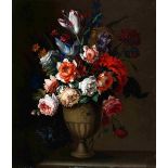 Antoine Monnoyer,1677 - 1747, attributed to Floral Still Life Oil on canvas. 60 x 52 cm. The