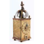 Tower clock with Augsburg iron markHeight: 30 cm. Width: 11.5 cm. Depth: 10 cm. On the right front