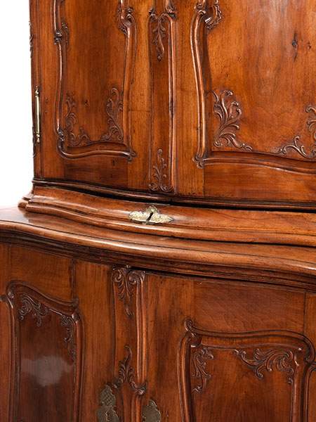 Baroque cabinetHeight: 223 cm. Width: 130 cm. Depth: 72.5 cm. Rhineland, second half of the 18th - Image 3 of 4