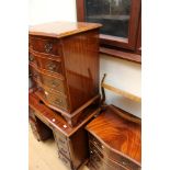 Two modern reproduction side chests, wit