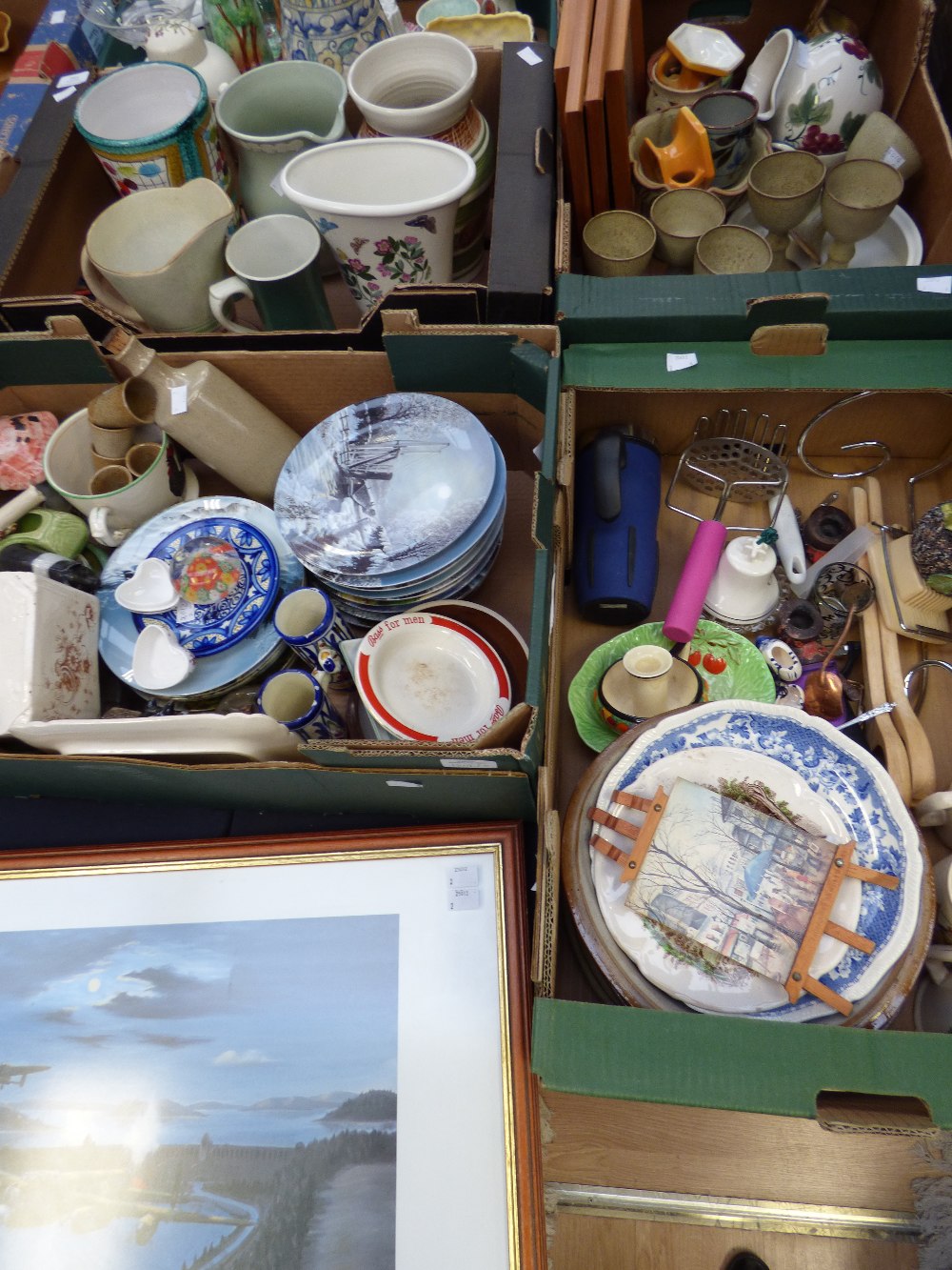 Mixed ceramics to include Dambusters Ann