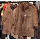 A Chapman 'The Sheepskin Shop' brown she