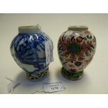 Two Kangxi period vases