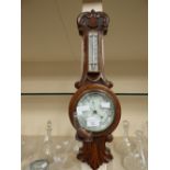 A Victorian oak barometer James Lucking