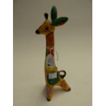 A Lemonosor Giraffe figure porcelain, 24