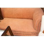 An early 20th century settee, upholstere