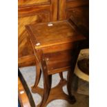 A 1930s Art Deco style oak bedside chest