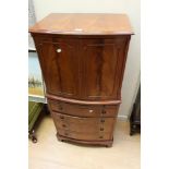 A 1960's mahogany cocktail cabinet, by S
