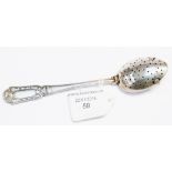 A circa 1930s Russian silver spoon, havi