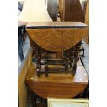 Two mid 20th Century drop leaf tables in