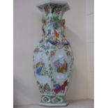 A large Chinese famille rose vase, 19th