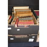 Two boxes of antiquarian to include:  St
