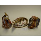 Royal Crown Derby Paperweights - Dragon;