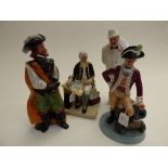 Four Royal Doulton figures: Sir Winston