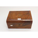 A walnut writing box