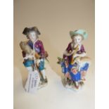 A pair of German Bock-Wallendorf figures