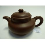 A Yixing teapot