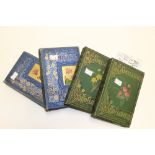 A Hulme; Familiar Wild Flowers - first series (two volumes with coloured plates and decorated
