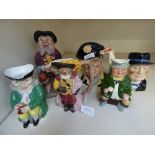 Six character/Toby jugs, including Royal