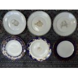 A collection of Royal Crown Derby dinner