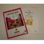 Two 'Calendar Girls' calendars 2004 and 2000