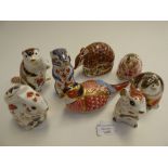 Royal Crown Derby Paperweights - Beaver;