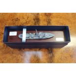 A Skytrex cast metal HMS Mayflower boxed