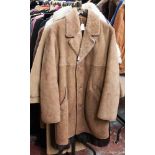 A Moorland sheepskin coat, size 42