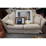 A modern Knowle drop side sofa, upholste