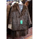 A sheepskin jacket 1970s; one full lengt