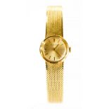 A lady's Bueche-Girod 18ct gold wristwat