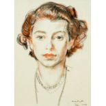 KNIGHT, DAME LAURA, DBE RA RWS (BRITISH) (1877 - 1970), portrait of HRH Queen Elizabeth II as a