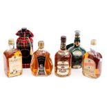 A collection of Whisky including Chivas Regal 12 year old, Something Special de Luxe, Glamis Castle