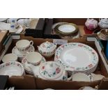 ***REOFFER MAY £20/30*** A Wedgwood Wild Poppy Queens ware tea/breakfast set, including teapot,