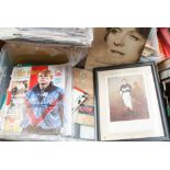 A box of pop memorabilia,