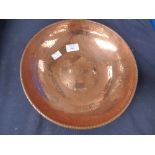 An Arts and Crafts copper bowl by Lakeland Rural Industries, Borrowdale,