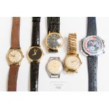 Six gentlemen's watches,