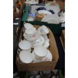 Commemorative beakers and mugs (4) (1902-1953) Royal Stafford tea service 'Bideford',