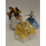 Three Royal Doulton figures,